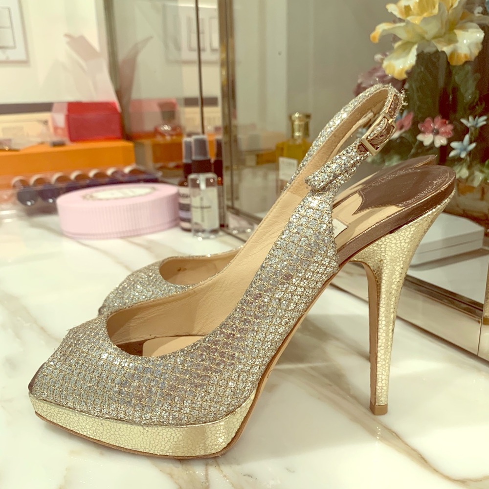 Jimmy Choo Champagne Heels